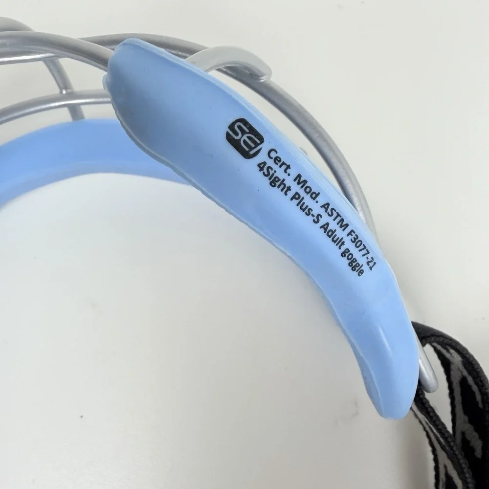 STX 4Sight Plus-S Field Hockey Goggles Adult Light Blue Protective Mask
